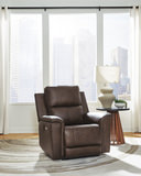 Caldwell Leather Power Recliner - Espresso thumbnail 6