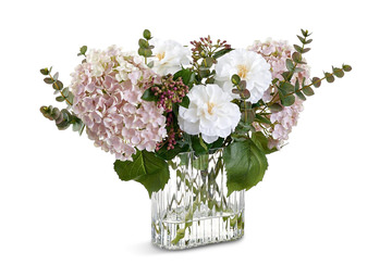 Cone Hydrangea, Rose And Eucalyptus