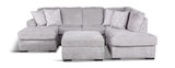 Natalie 2 Piece Sectional With Ottoman thumbnail 2