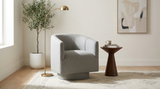 Winnie Swivel Chair - Grey thumbnail 2