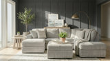 Natalie 2 Piece Sectional With Ottoman thumbnail 6