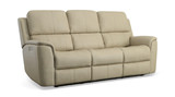 Henry Leather Power Reclining Sofa - Beige thumbnail 2