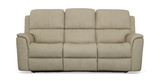 Henry Leather Power Reclining Sofa - Beige thumbnail 1