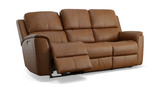 Henry Leather Power Reclining Sofa - Caramel thumbnail 3