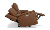 Henry Leather Power Reclining Sofa - Caramel thumbnail 5