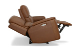 Henry Leather Power Reclining Sofa - Caramel thumbnail 4