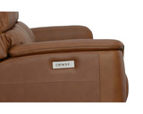 Henry Leather Power Reclining Sofa - Caramel thumbnail 6