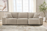Moe 3 Piece Modular Sofa With 3 Reclining Chairs thumbnail 5