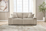 Moe 2 Piece Modular Loveseat With 2 Reclining Chairs thumbnail 3