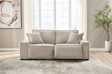 Moe 2 Piece Modular Loveseat With 2 Reclining Chairs thumbnail 4