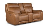 Zurich Leather Loveseat - Honey thumbnail 2