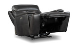 Zurich Leather Power Recliner - Smokey Grey thumbnail 3