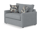 Empire Twin Sleeper Chair - Grey thumbnail 8