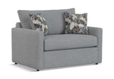 Empire Twin Sleeper Chair - Grey thumbnail 2