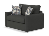 Empire Twin Sleeper Chair - Charcoal thumbnail 8