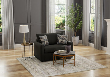 Empire Twin Sleeper Chair - Charcoal