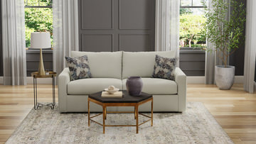 Empire Queen Sleeper Sofa - Cream