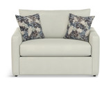 Empire Twin Sleeper Chair - Cream thumbnail 1