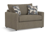 Empire Twin Sleeper Chair - Brown thumbnail 2