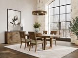 Sky Parlor Trestle Table With 4 Side Chairs thumbnail 2