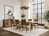 Sky Parlor Trestle Table With 4 Side Chairs thumbnail 3