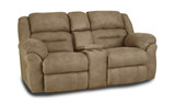 Briggs Reclining Loveseat With Console - Truffle thumbnail 2