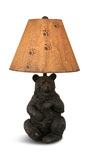 Sitting Black Bear Table Lamp thumbnail 1