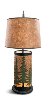 Pine Tree Grove Table Lamp