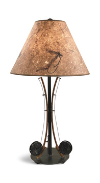 Fly Fishing Pole Table Lamp