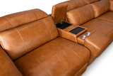Brandi 6 Piece Leather Power Modular Sectional thumbnail 4