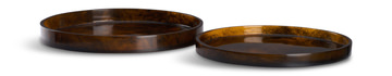 Vista Tortoise Tray Set Of 2