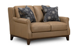Brooks Leather Loveseat thumbnail 2