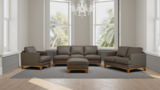 Calen Leather Chair - Trinity Slate Brown  thumbnail 3