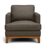 Calen Leather Chair - Trinity Slate Brown  thumbnail 2