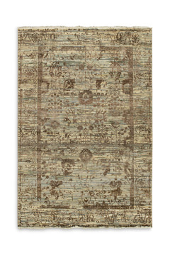 Hand Knotted Area Rug - 6′0″ X 9′0″