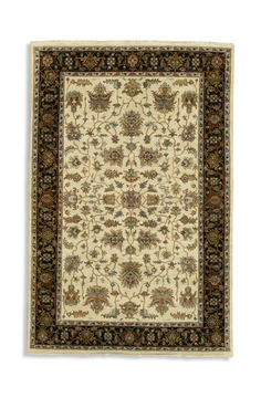 Hand Knotted Area Rug - 5′7″ X 8′6″