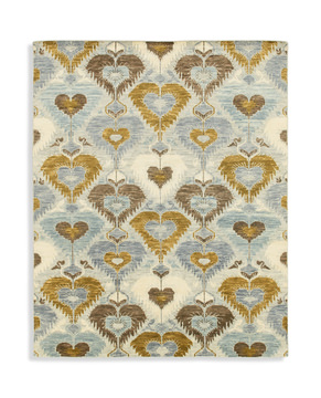 Hand Knotted Area Rug - 7′10″ X 9′8″