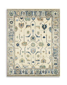 Hand Knotted Area Rug - 8′0″ X 10′3″