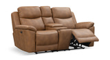 Sawyer Reclining Loveseat With Console - Copper thumbnail 2