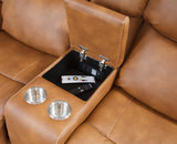 Sawyer Reclining Loveseat With Console - Copper thumbnail 5