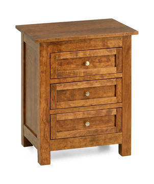 Taylor J 3 Drawer Nightstand