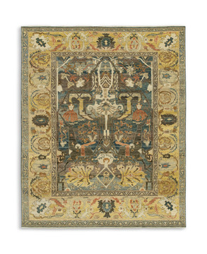 Hand Knotted Area Rug - 8′1″ X 10′0″