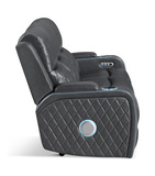 Jewels Power Reclining Sofa - Charcoal thumbnail 4