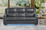 Jewels Power Reclining Sofa - Charcoal thumbnail 7