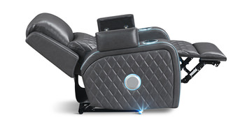 Jewels Power Recliner - Charcoal