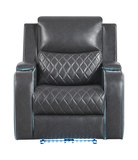 Jewels Power Recliner - Charcoal thumbnail 2