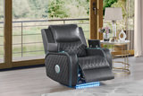 Jewels Power Recliner - Charcoal thumbnail 7