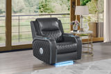 Jewels Power Recliner - Charcoal thumbnail 9