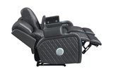 Jewels Power Reclining Loveseat With Console - Charcoal thumbnail 6