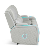 Jewels Power Reclining Sofa - Ice thumbnail 4